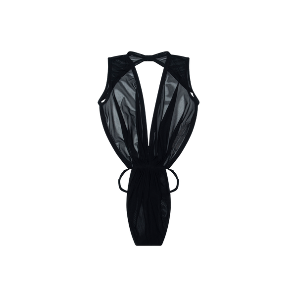 Rick Owens FW2021 Black Gia String Bodysuit
