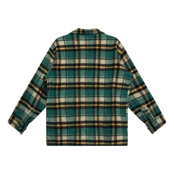 Hodgman Plaid Green Zip Up Jacket