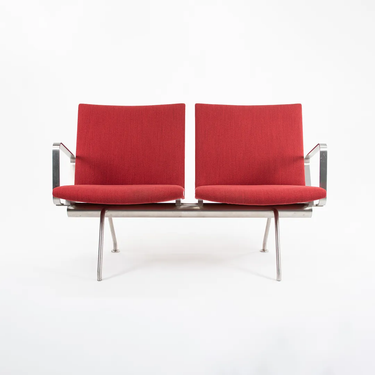 Kastrup Red Two Seater Sofa by Hans Wegner for Carl Hansen, 2020