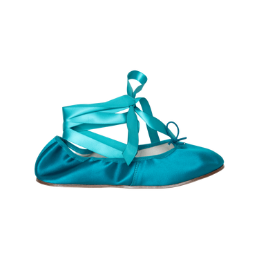 Repetto Teal Sophia Ballerina Flats
