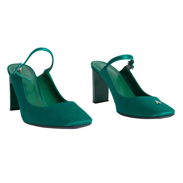 1017 Alyx Green Square Toe Sandals