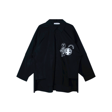 Sans Gêne x Bloody Dior Layered Sleeve Shirt in Black