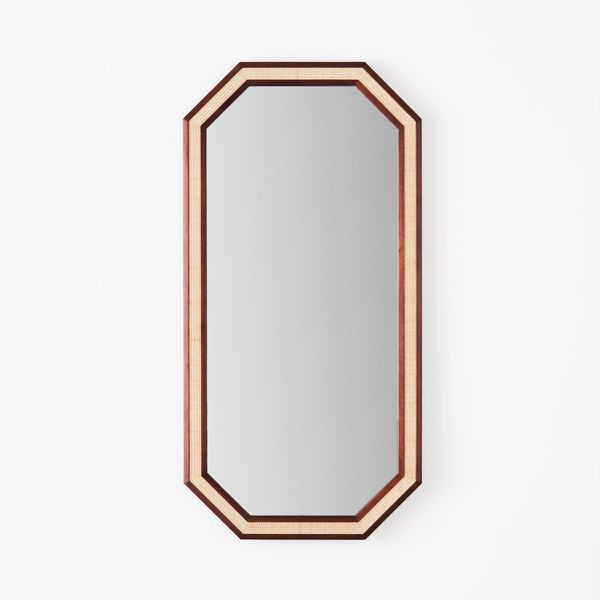 Rattan Large Mirror by Edin & Lina Kjellvertz