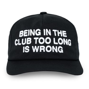 In The Club Hat- Black