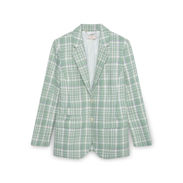 Tory Burch Checkered Blazer