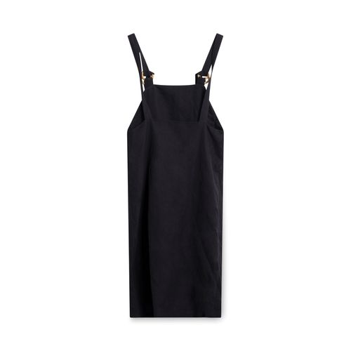 Baserange Duffy Overall Dress - Black