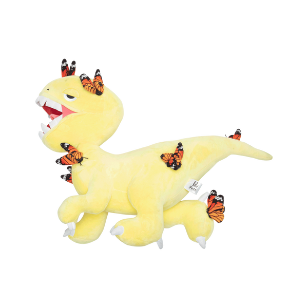 Elbo x Felt Yellow Raptor Plush