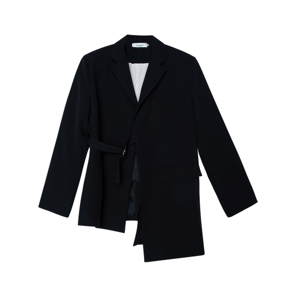 Decon Belted Blazer in Black