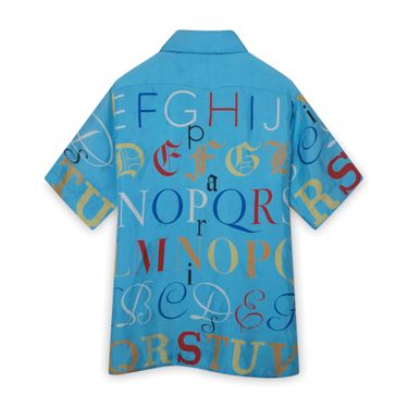 Hermès Literature Alphabet Silk Shirt