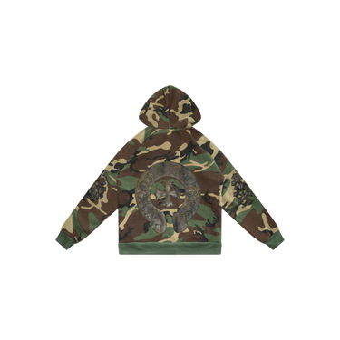 Chrome Hearts Camouflage Cross Patch Thermal Hoodie