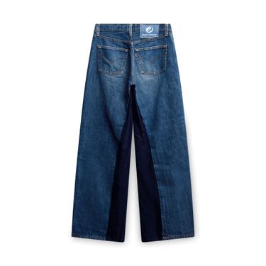 Navy Blue Sweatpant Jeans