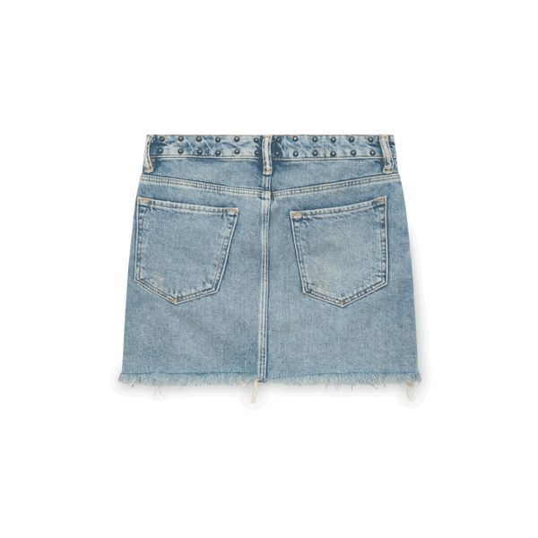 AllSaints Studded Denim Skirt