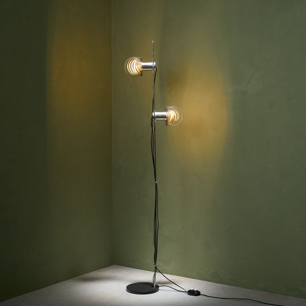 'Visor' Floor Lamp by E.R. Nele for Temde Leuchten, Switzerland 1960s