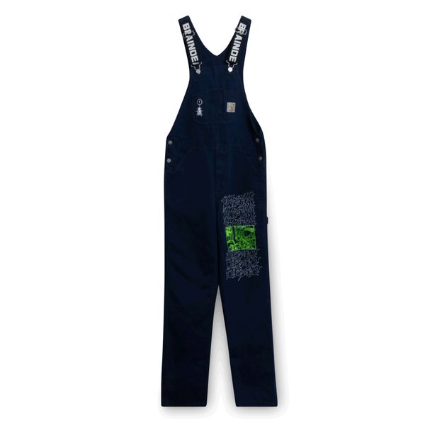 Brain Dead x Carhartt Navy Bib Overall