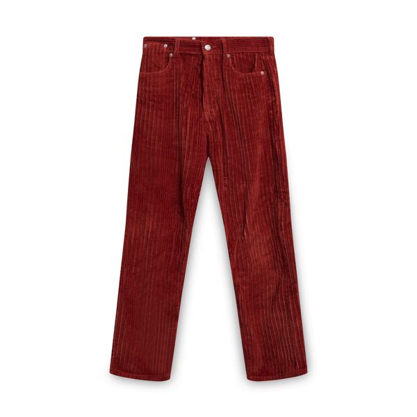 Vintage Dries Van Noten Burnt Orange Indented Cotton Pants