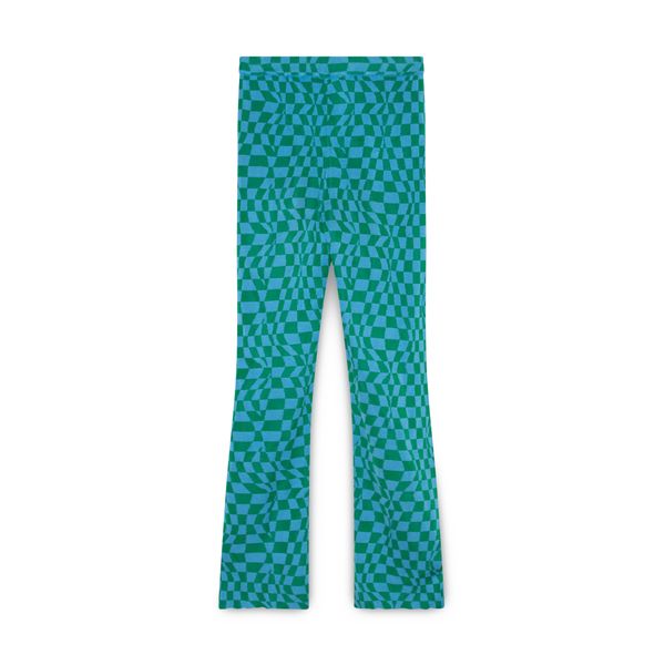 Paloma Wool Blue and Green Checkered Pants