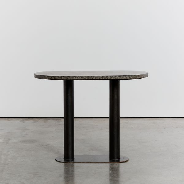 Granite and Steel Console by Gabetti and Isola