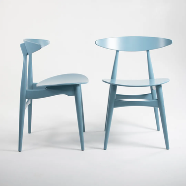 Blue Dining Chair by Hans Wegner for Carl Hansen, 2020