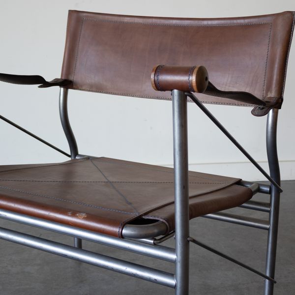 907 Folding Safari Lounge Chair by Joe Colombo, 1970s