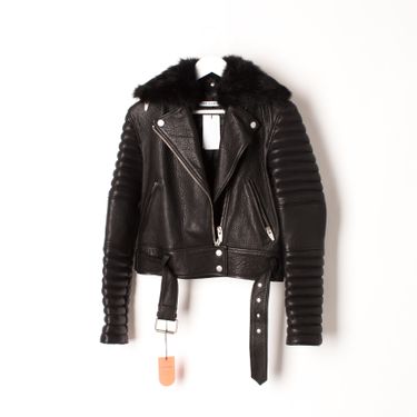 The Arrivals Ranier Quilted Leather Moto Jacket