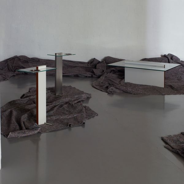 Species of Table and Other Pieces — Side (stainless steel) by Amelia Stevens, 2024