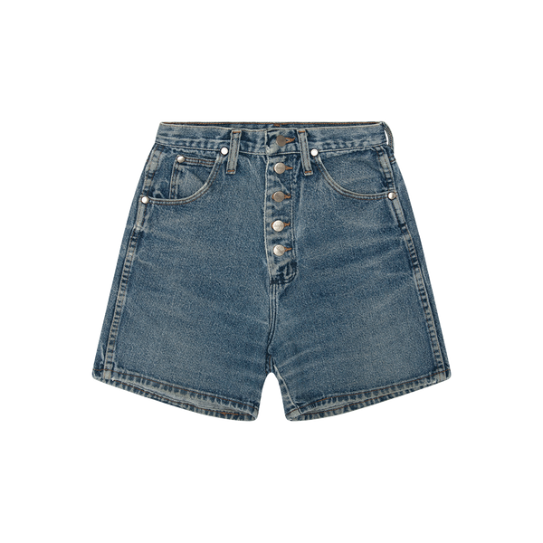 Wrangler Blue High Waisted Shorts