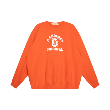 A Skoloct Original Orange Crewneck Sweater