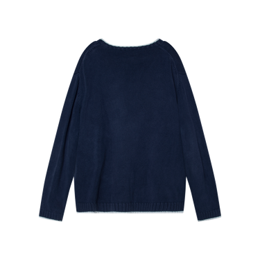 Vintage Yves Saint Laurent Navy Blue Sweater