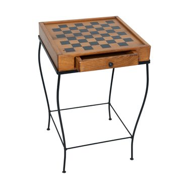 Vintage Chess Side Table