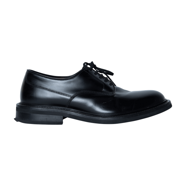 Bottega Veneta Black Leather Oxfords