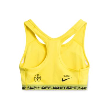 Nike x Off-White Sport Yellow Sports Bra