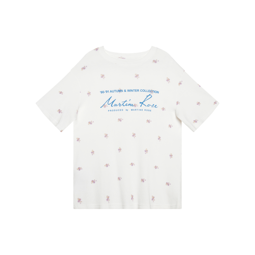 Martine Rose Floral Waffle Knit T-Shirt