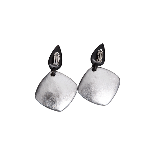 Monies Silver Clip-On Earrings
