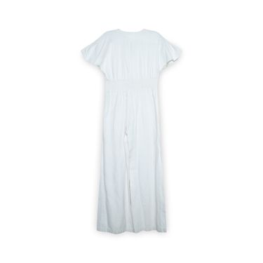 Vintage Back-Gamin White Jumpsuit