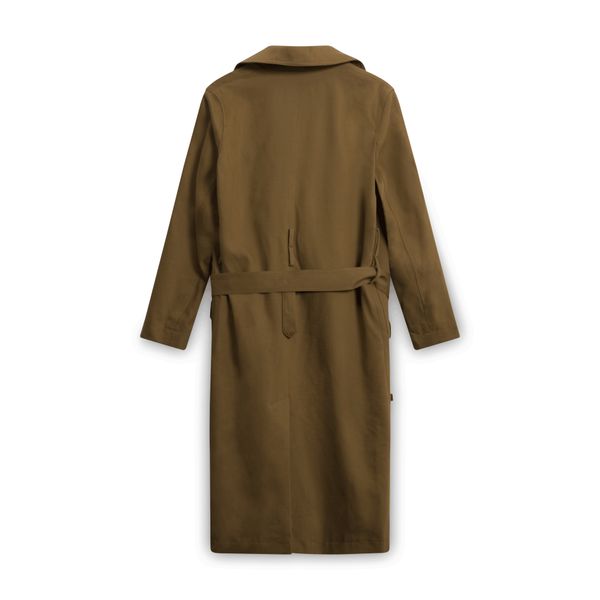 Lacoste Trench Coat with Belt - Brown