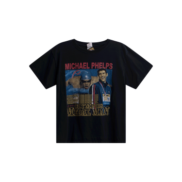 Vintage Michael Phelps Record T-Shirt