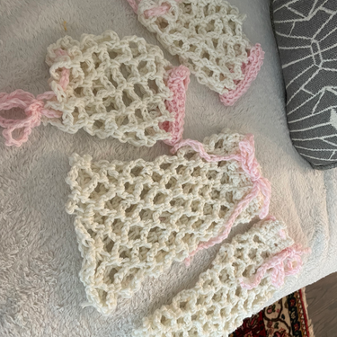 Crochet Bow Leg Warmers 