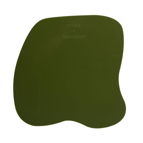 03 Curve Table Mirror in Olive