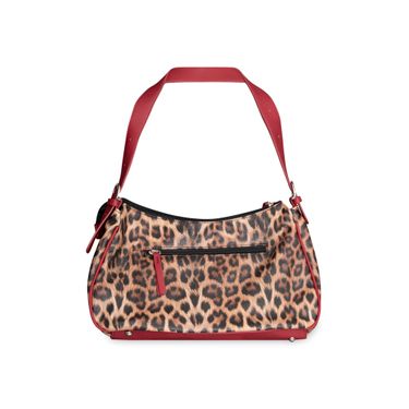 Lolita Jade Large Cheetah Print Leather Handbag