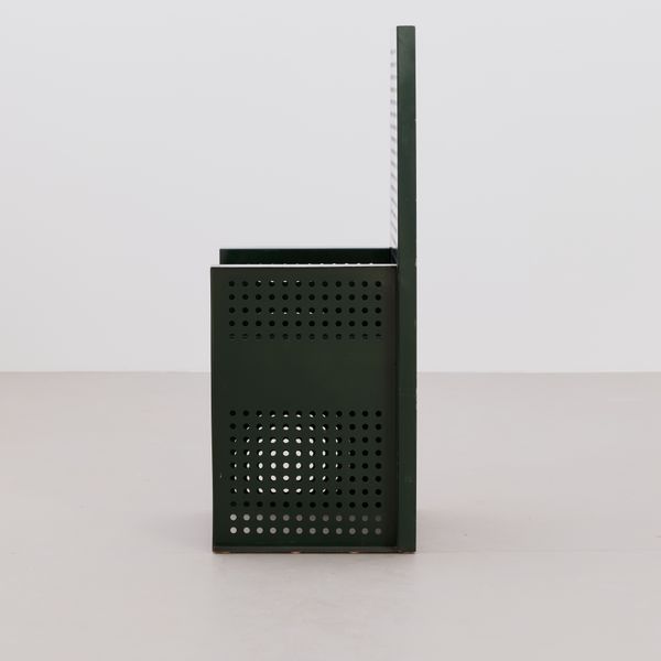 Perforated Steel Chair by Urano Palma