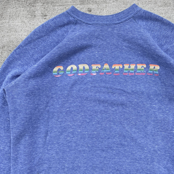 1980s Godfather Raglan Cut Crewneck Sweatshirt