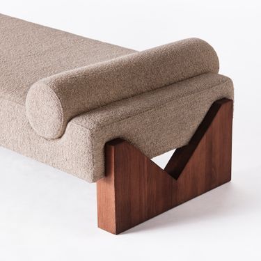 V Day Bed Boucle By Edin & Lina Kjellvertz