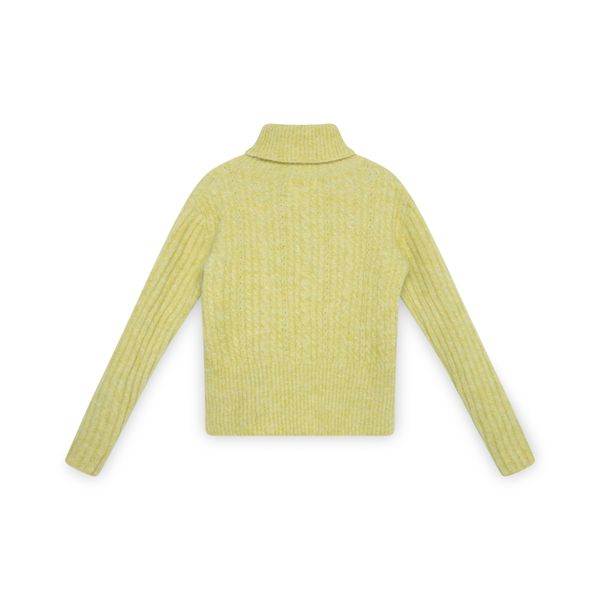 Rouje Green Knit Turtleneck Sweater