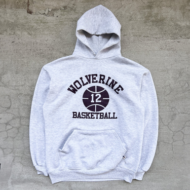 1990s Russell Athletic Wolverine Basketball Hoodie