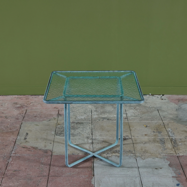 Bronze Patio Square Side Table by Walter Lamb for Brown Jordan