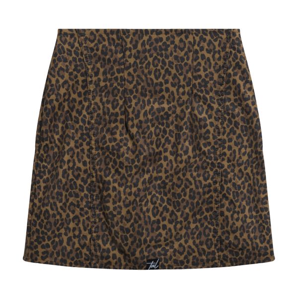Levi's Premium High Waisted Leopard Skirt
