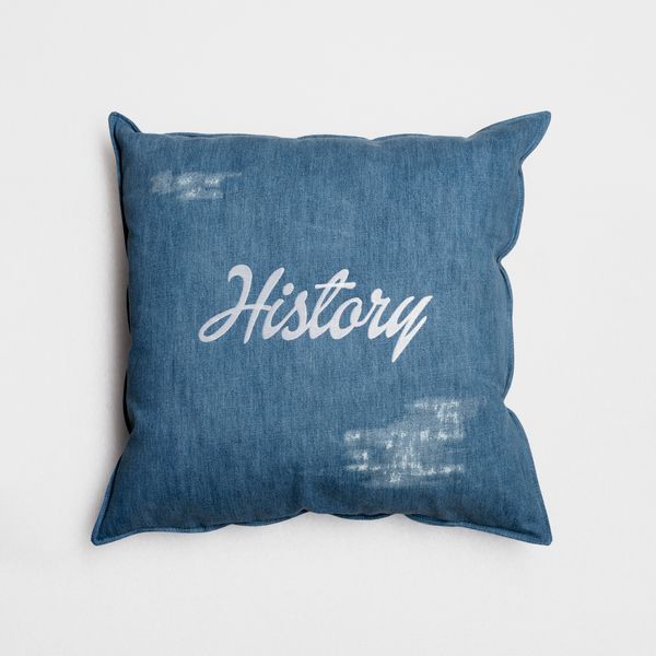Denim Cushion (History) by Harry Nuriev, 2022