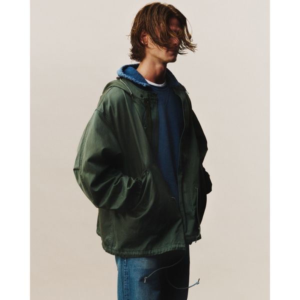 A.Presse Vintage Silk Hoodie Jacket