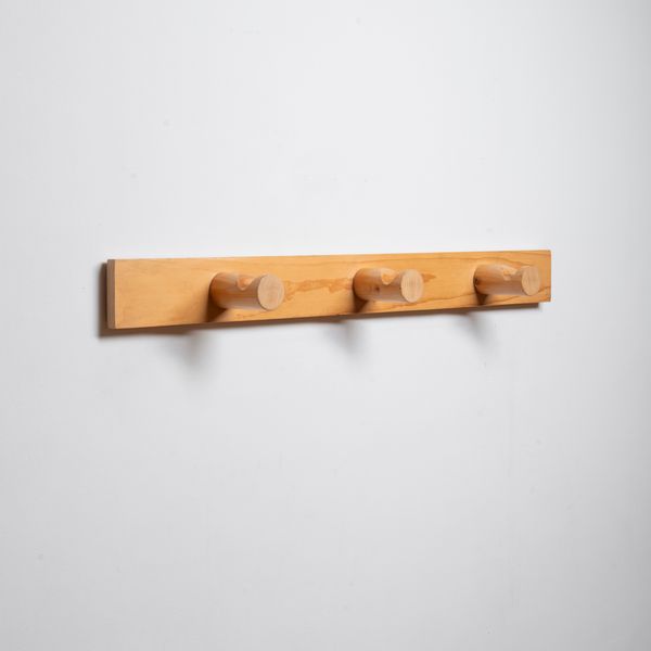 Pine Wood Coat Rack By Charlotte Perriand For Les Arcs