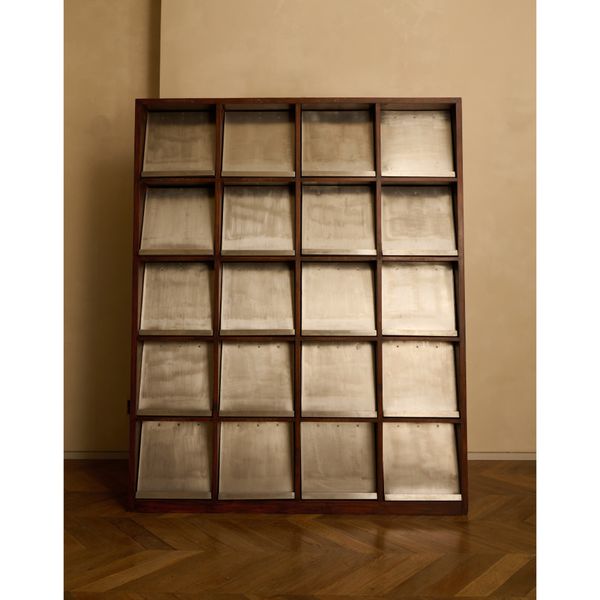 Metal File Rack by Pierre Jeanneret, 1958